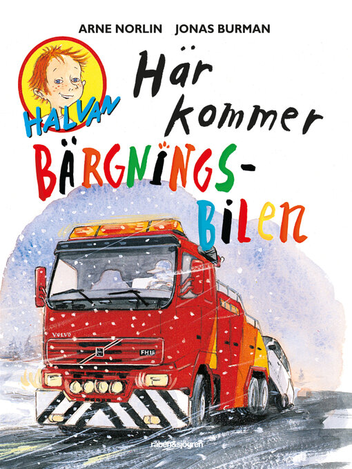 Titeldetaljer för Halvan--Här kommer bärgningsbilen av Arne Norlin - Tillgänglig